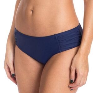 Relleciga Navy Hipster Swim Bottoms, Size M, NWT